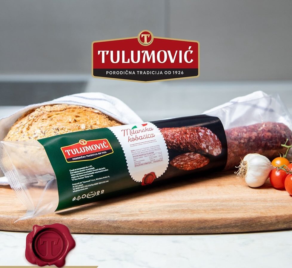Tulumović Milanska kobasica 600/330g veleprodaja hrane Kiseljak