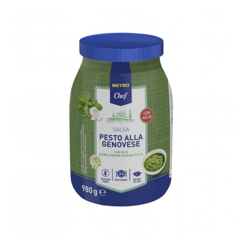 Metro chef Pesto genovese bosiljak bijeli luk 980 g veleprodaja hrane Kiseljak