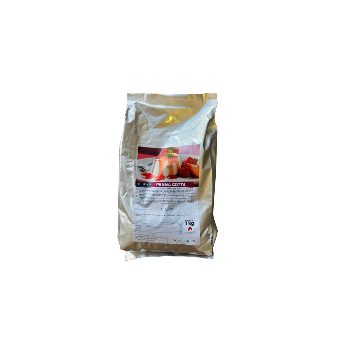 Velvet Panna Cotta 1kg veleprodaja hrane Kiseljak