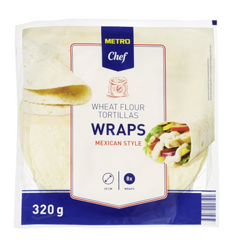 TORTILJA 20CM X 8KOM. 320G veleprodaja hrane Kiseljak